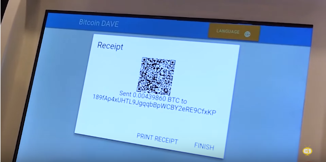 كيف تستخدم جهاز الصراف الألي بتكوين Bitcoin ATM 2019
